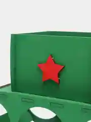 Зеленый танк для пива. Подарок мужчине на Новый год, День Рождения (28*13,5*15,5)