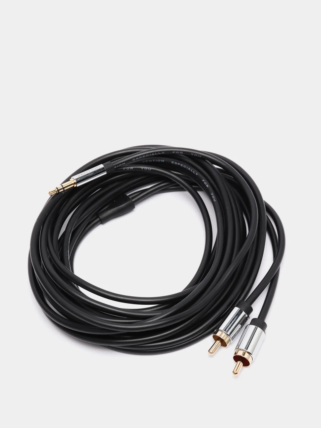 Кабель 3.5 M - 2RCA M "Vention" BCFBJ, 5 м