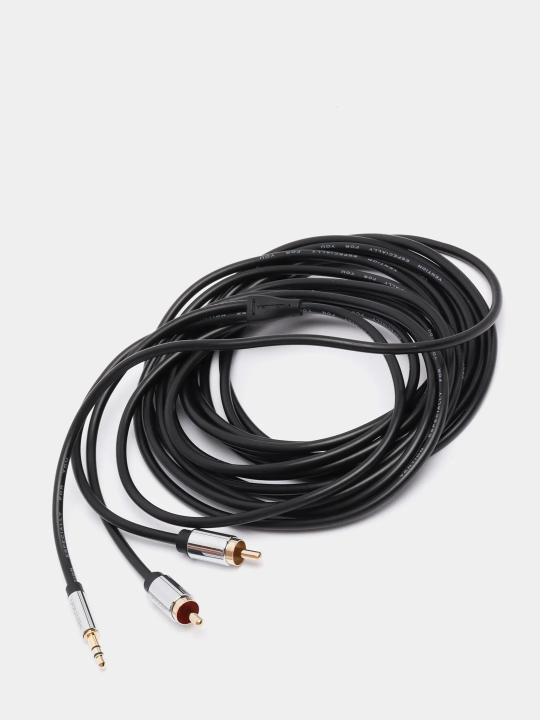 Кабель 3.5 M - 2RCA M "Vention" BCFBJ, 5 м