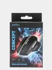 Мышь беспроводная Perfeo CONCEPT (оптическая, 7 кн., USB, 1600 dpi)