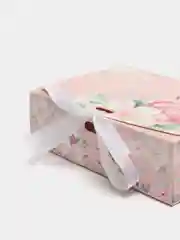 Конфетный коробка подарочная складная с ленточкой на день рождения, 16,5 х 12,5 х 5 см