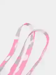 Лавандовый шнурки радужные