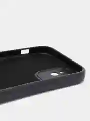 Черный чехол силиконовый iPhone 12