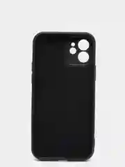 Черный чехол силиконовый iPhone 12