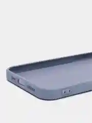 Синий меланж чехол силиконовый iPhone 12
