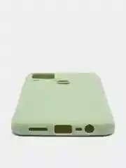 Оливковый чехол для Realme C15, силиконовый, матовый