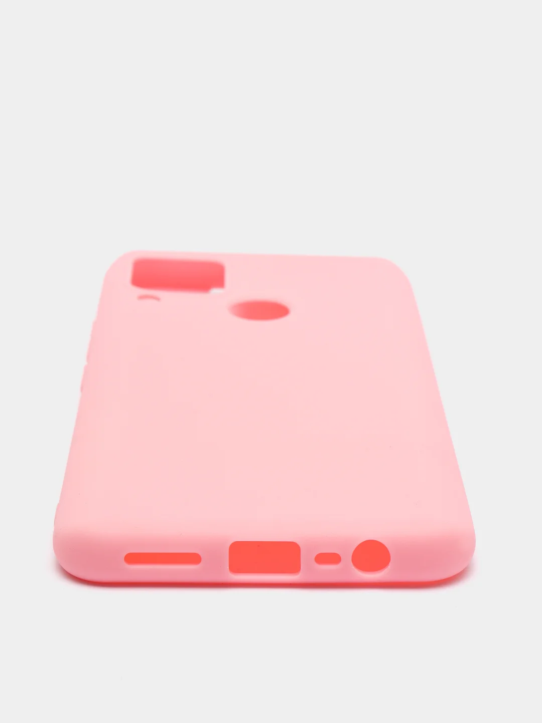 Розовый чехол для Realme C15, силиконовый, матовый