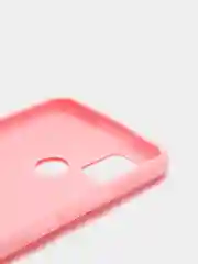 Розовый чехол для Realme C15, силиконовый, матовый