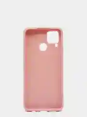 Бежевый меланж чехол для Realme C15, силиконовый, матовый