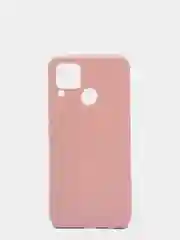 Бежевый меланж чехол для Realme C15, силиконовый, матовый