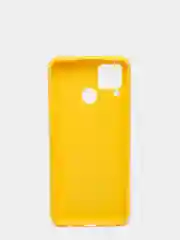 Желтый чехол для Realme C15, силиконовый, матовый