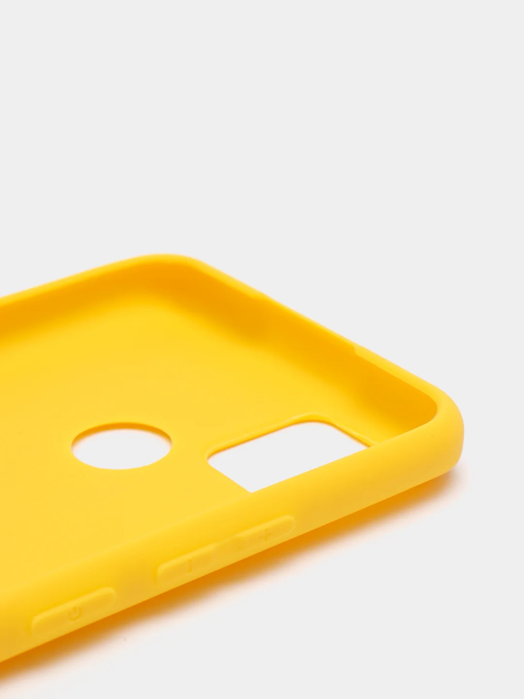 Желтый чехол для Realme C15, силиконовый, матовый
