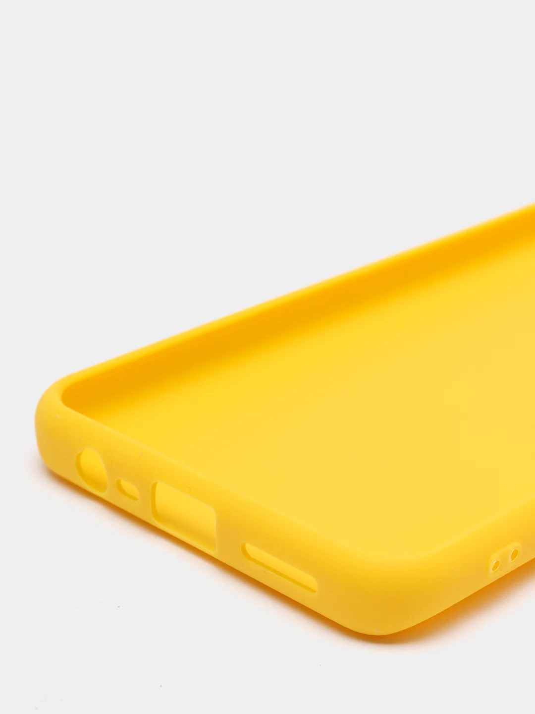 Желтый чехол для Realme C15, силиконовый, матовый