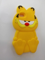 Силиконовый усиленный чехол "Гарфилд" 5/5C/5s/6/6S/7/8/SE