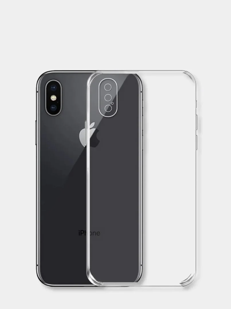 Чехол iPhone 11, 11 Pro, 11 Pro Max, XR, XS силиконовый прозрачный