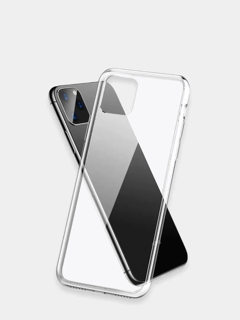 Чехол iPhone 11, 11 Pro, 11 Pro Max, XR, XS силиконовый прозрачный