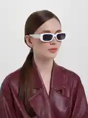 Белый солнцезащитные очки