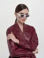 Белый солнцезащитные очки