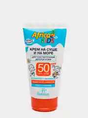 Крем детский солнцезащитный SPF 50, 150мл/Africa kids
