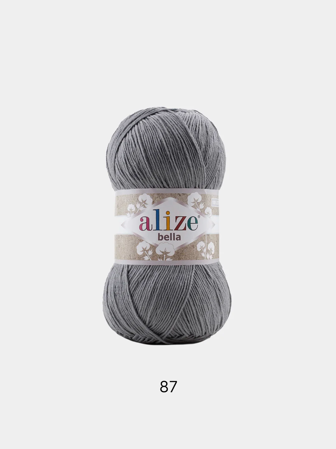 Угольный пряжа Alize Bella 100% Хлопок 100 г 360 м