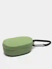 Лайм силиконовый чехол для Xiaomi Redmi AirDots/AirDots S /AirDots 2 с карабином