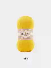 Желтый пряжа Alize Bella 100% Хлопок 100 г 360 м