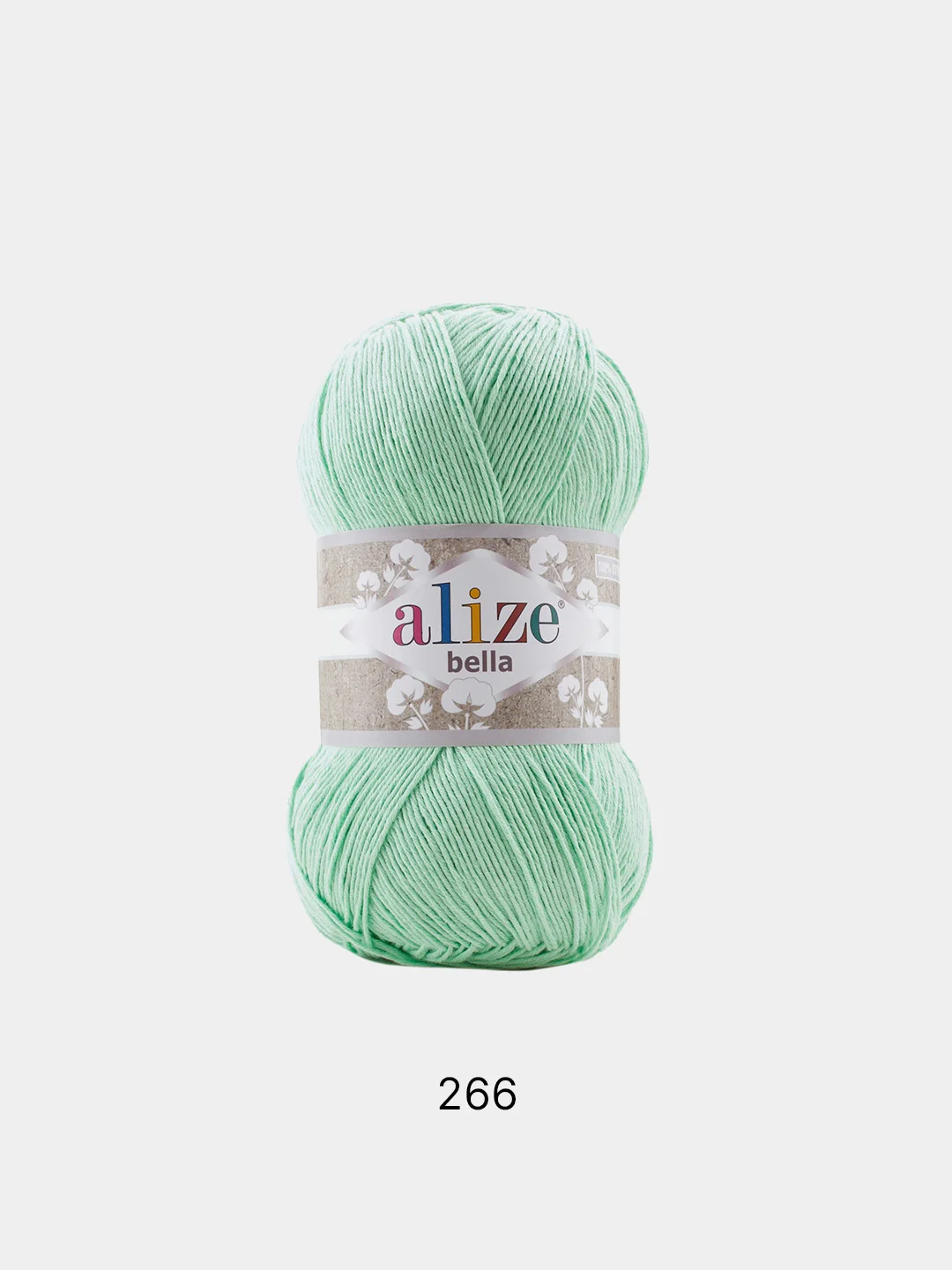Мятный пряжа Alize Bella 100% Хлопок 100 г 360 м