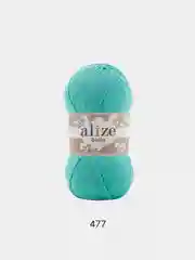 Бирюзовый пряжа Alize Bella 100% Хлопок 100 г 360 м