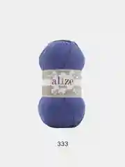 Синий пряжа Alize Bella 100% Хлопок 100 г 360 м