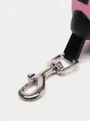 Розовый поводок рулетка для собак и кошек