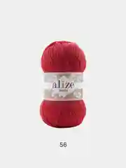 Красный пряжа Alize Bella 100% Хлопок 100 г 360 м