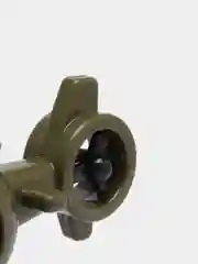 Тёмно-зелёный вертолет детский
