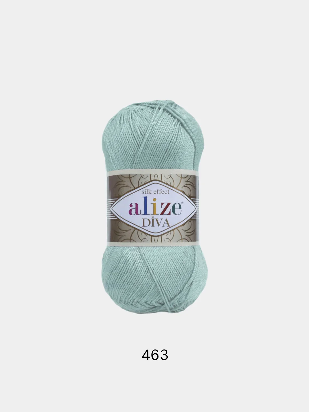Мятный пряжа Alize Diva 100% Микрофибра 100г 350м