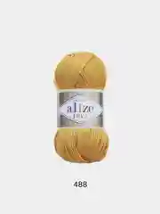 Желтый пряжа Alize Diva 100% Микрофибра 100г 350м