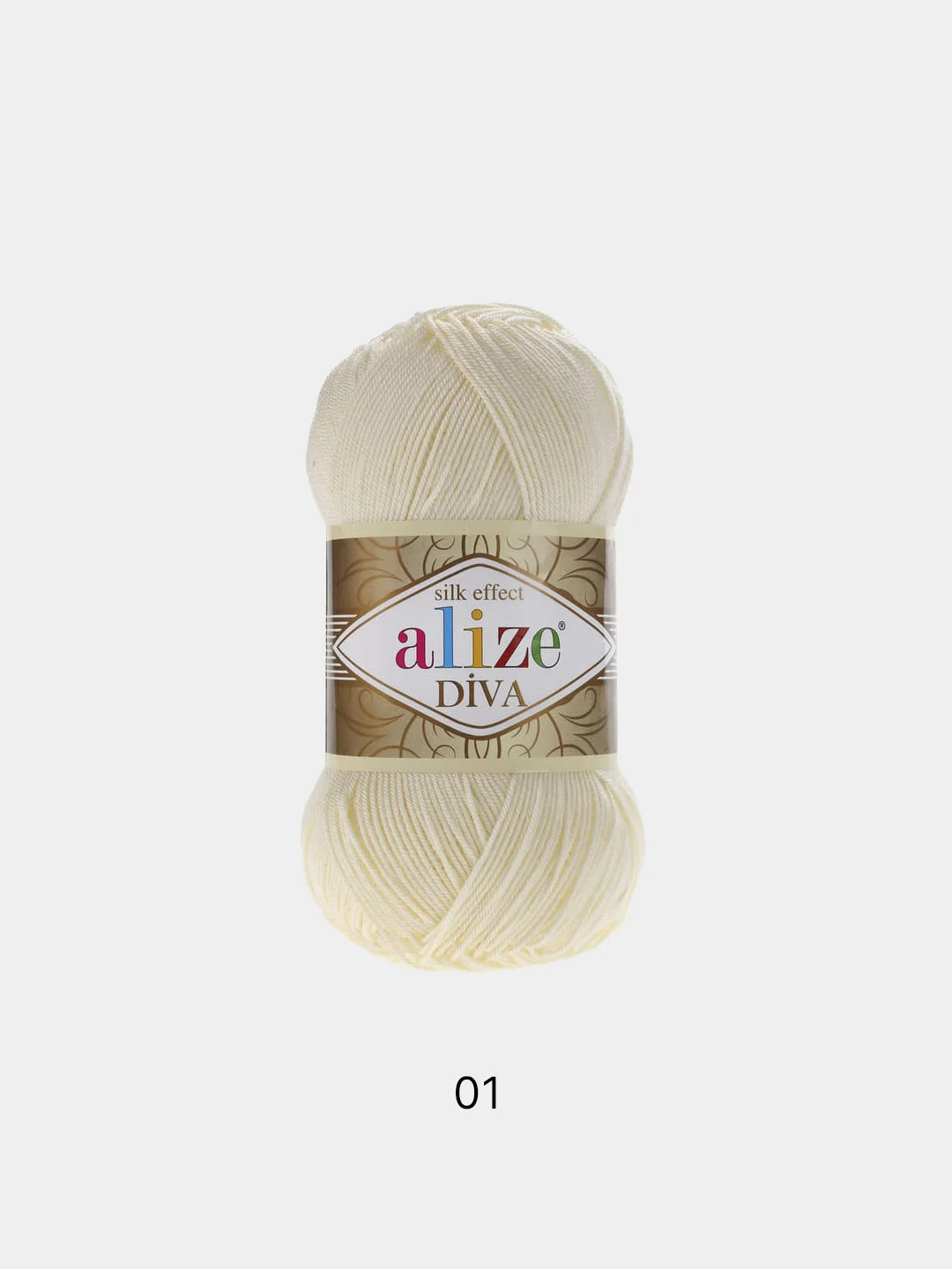 Прозрачный пряжа Alize Diva 100% Микрофибра 100г 350м