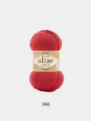Коралловый пряжа Alize Diva 100% Микрофибра 100г 350м