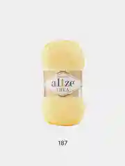 Светло-жёлтый пряжа Alize Diva 100% Микрофибра 100г 350м
