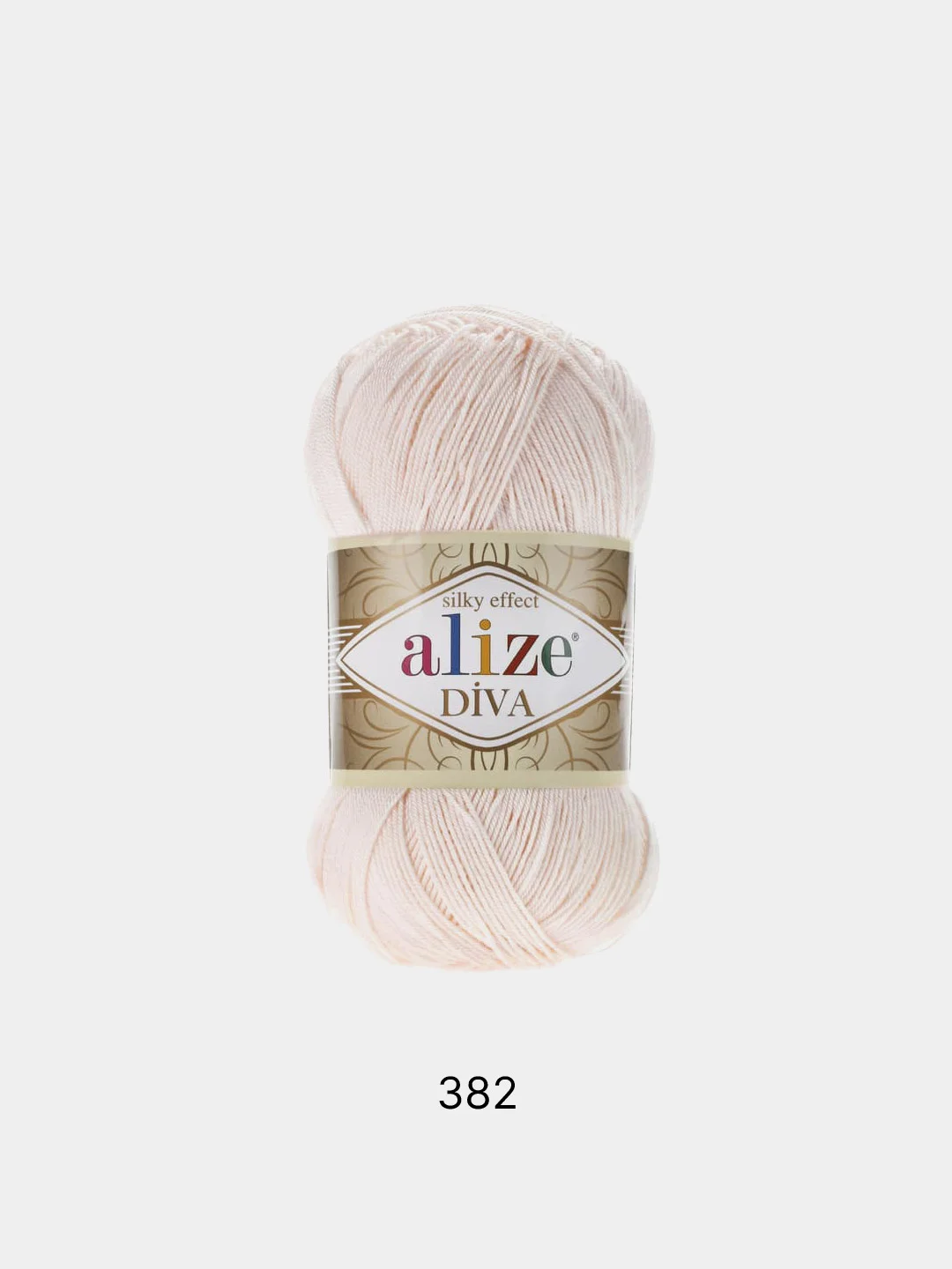 Пудровый пряжа Alize Diva 100% Микрофибра 100г 350м