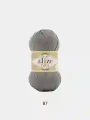 Угольный пряжа Alize Diva 100% Микрофибра 100г 350м