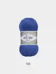 Синий пряжа Alize Diva 100% Микрофибра 100г 350м