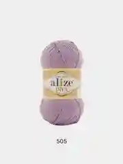 Фиолетовый пряжа Alize Diva 100% Микрофибра 100г 350м