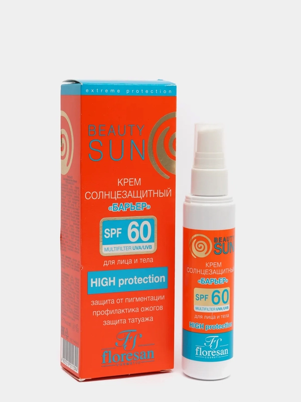 Флоресан Beauty Sun Солнцезащитный крем Барьер SPF 60 75 мл