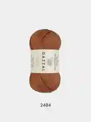 Коричневый пряжа Gazzal Giza 100% Мерсеризованный хлопок 50г 125м