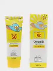 Солнцезащитный крем для лица с керамидами Leiya, SPF 50/PA++