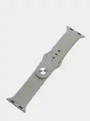 Серый силиконовый ремешок для Apple Watch 38, 42, 40, 44