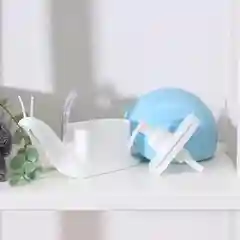 Белый диспенсер для мыла "Улитка"