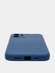 Синий чехол силиконовый iPhone 12