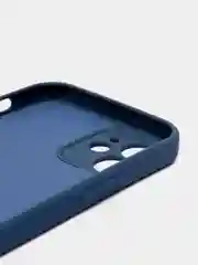 Синий чехол силиконовый iPhone 12