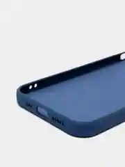 Синий чехол силиконовый iPhone 12