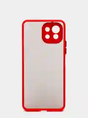 Красный чехол для Xiaomi Mi 11 Lite матовый пластиковый
